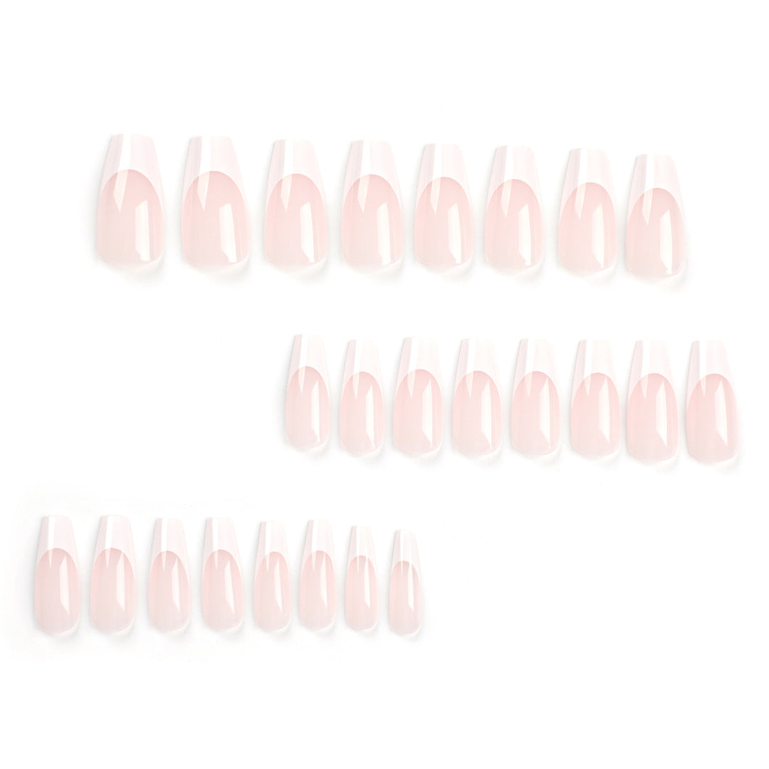 Artful nail extensions with translucent French tip Stornfield