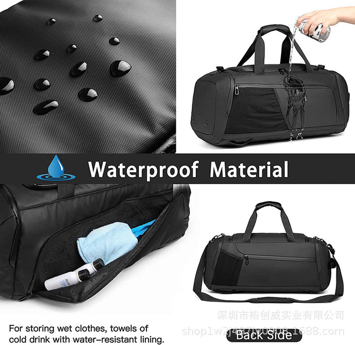 Multi-Compartment Travel Sports Duffel Bag Stornfield
