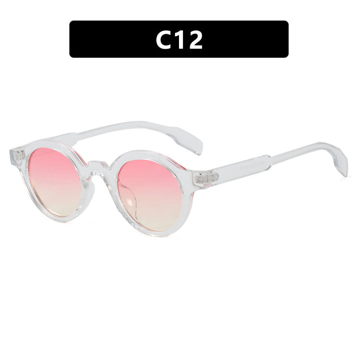 Women's fashionable round sunglasses with high-quality, flexible frame Stornfield