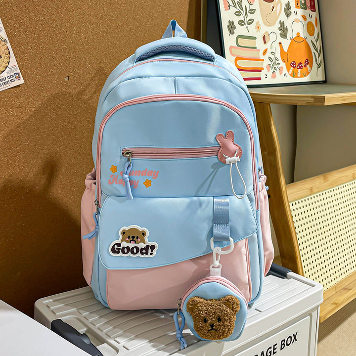 Backpack with Playful Design and Well-Structured Compartments Stornfield