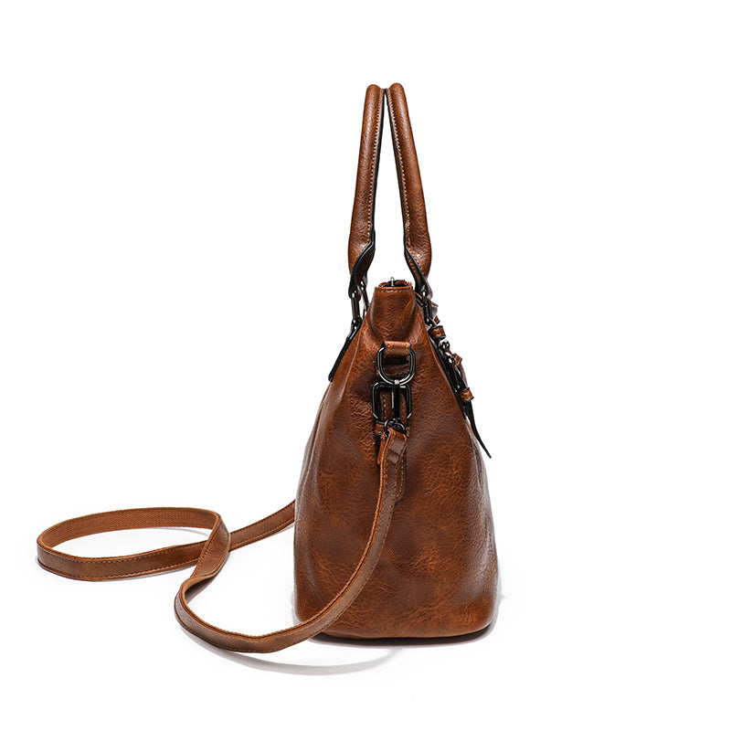 Stylish Faux Leather Handbag