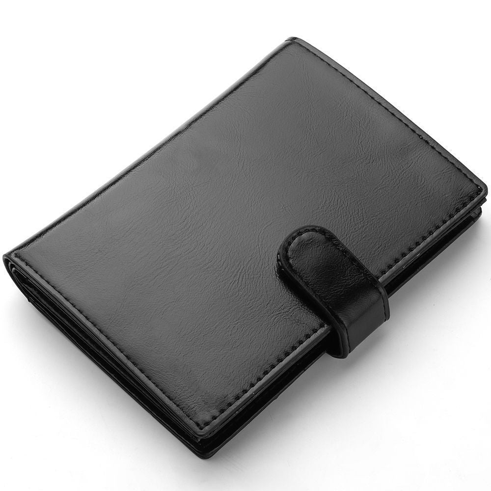 Elegant Textured Leather Planner Wallet Stornfield