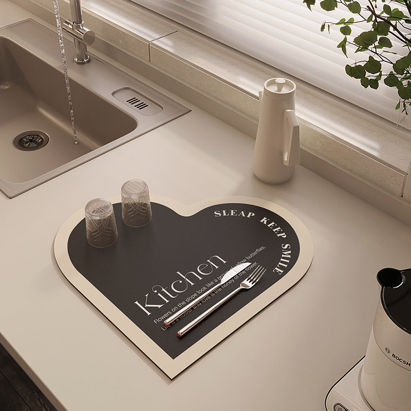Heart-Shaped Kitchen Placemats