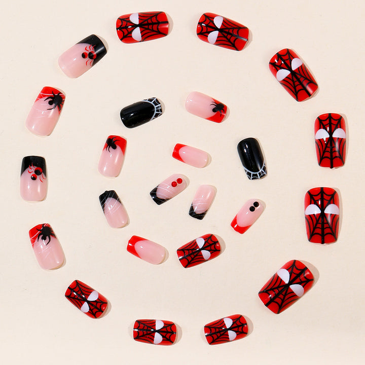 Spider-Themed Decorative Nail Art Stornfield