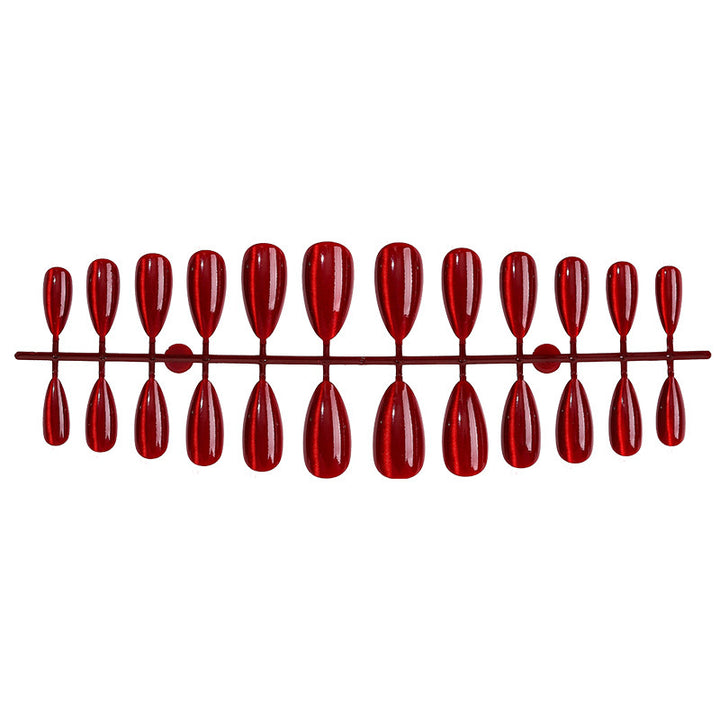 Acrylic nail set with glamorous design and flexible shape Stornfield