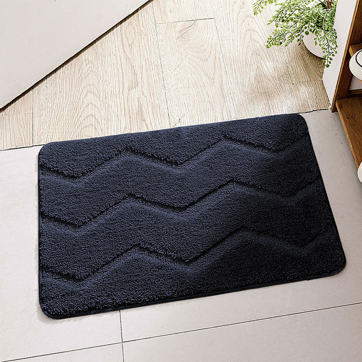 Chevron Pattern Bath Mat