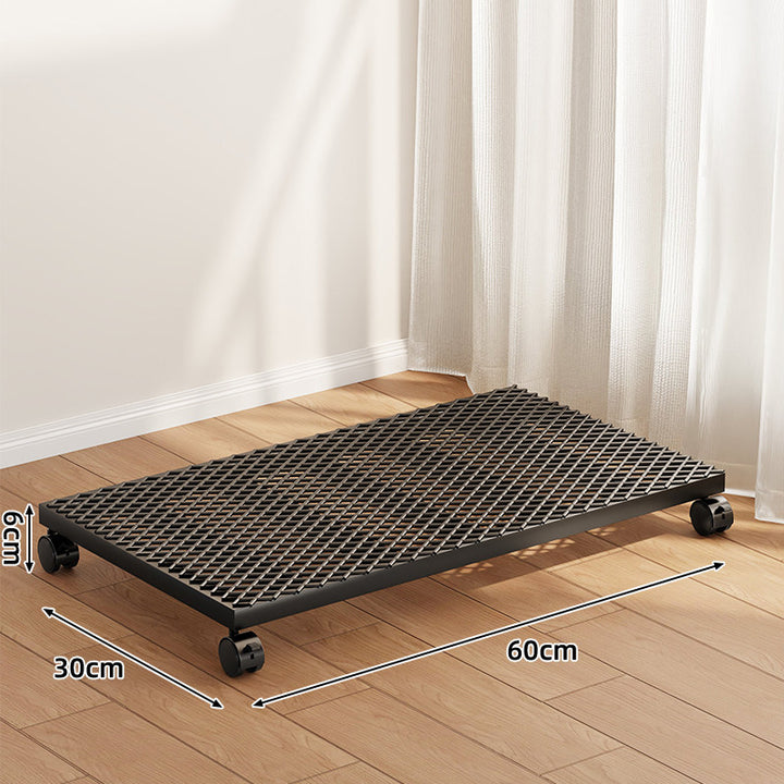 Low-Profile Round Plant Pot Dolly with 360° Swivel Casters