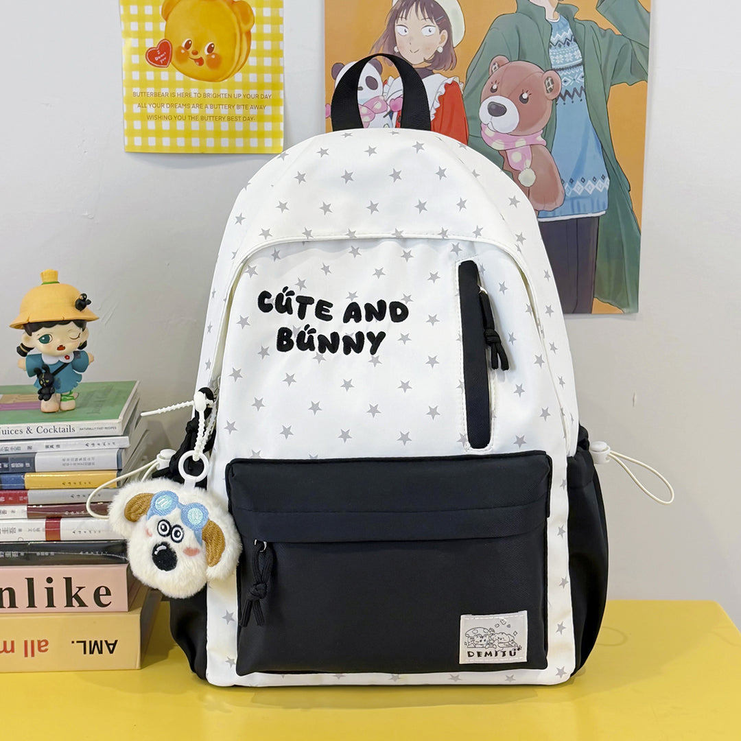 Cute Animal-Themed Canvas Backpack Stornfield