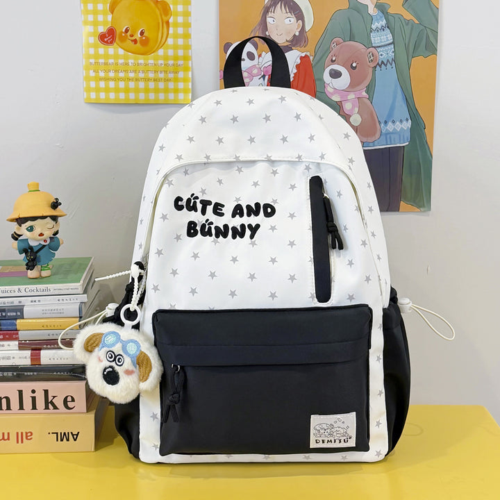 Cute Animal-Themed Canvas Backpack Stornfield