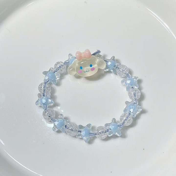 Playful bracelet with stars and cute pendant Stornfield