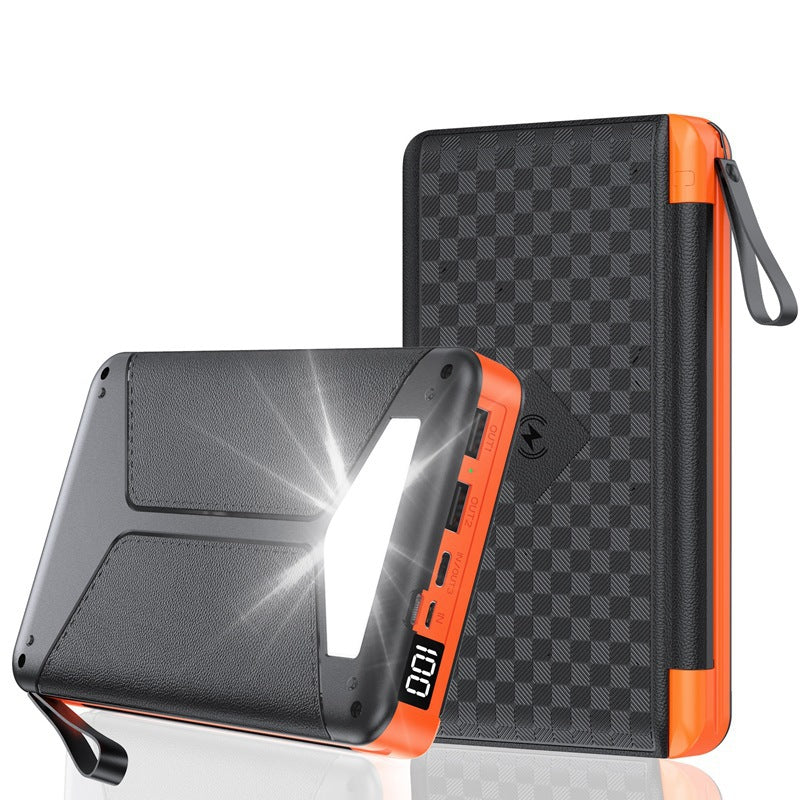 Portable Solar Power Bank with Multifunctional Charging Function Stornfield