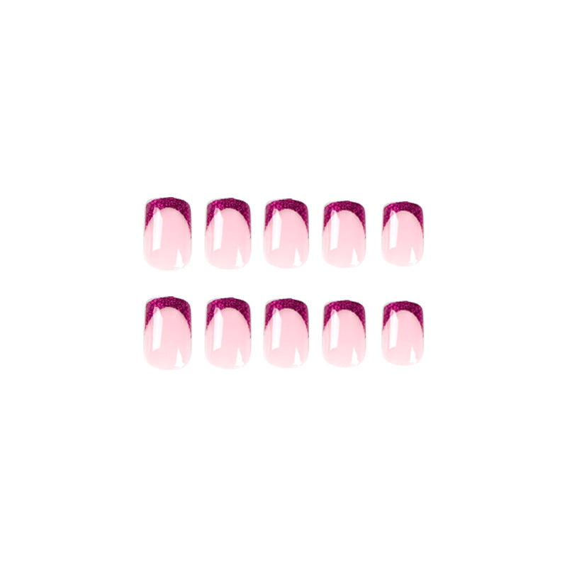 Glamorous nail art with glitter decoration Stornfield
