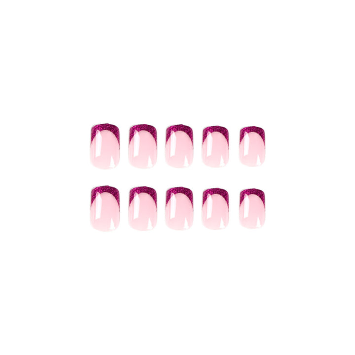 Glamorous nail art with glitter decoration Stornfield