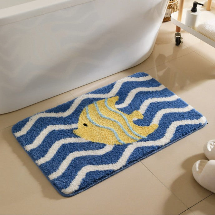 Colorful Rainbow Bath Mat
