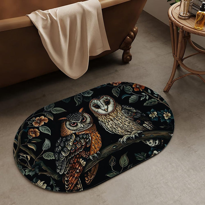 Luxurious Abstract Marble Design Bath Mat