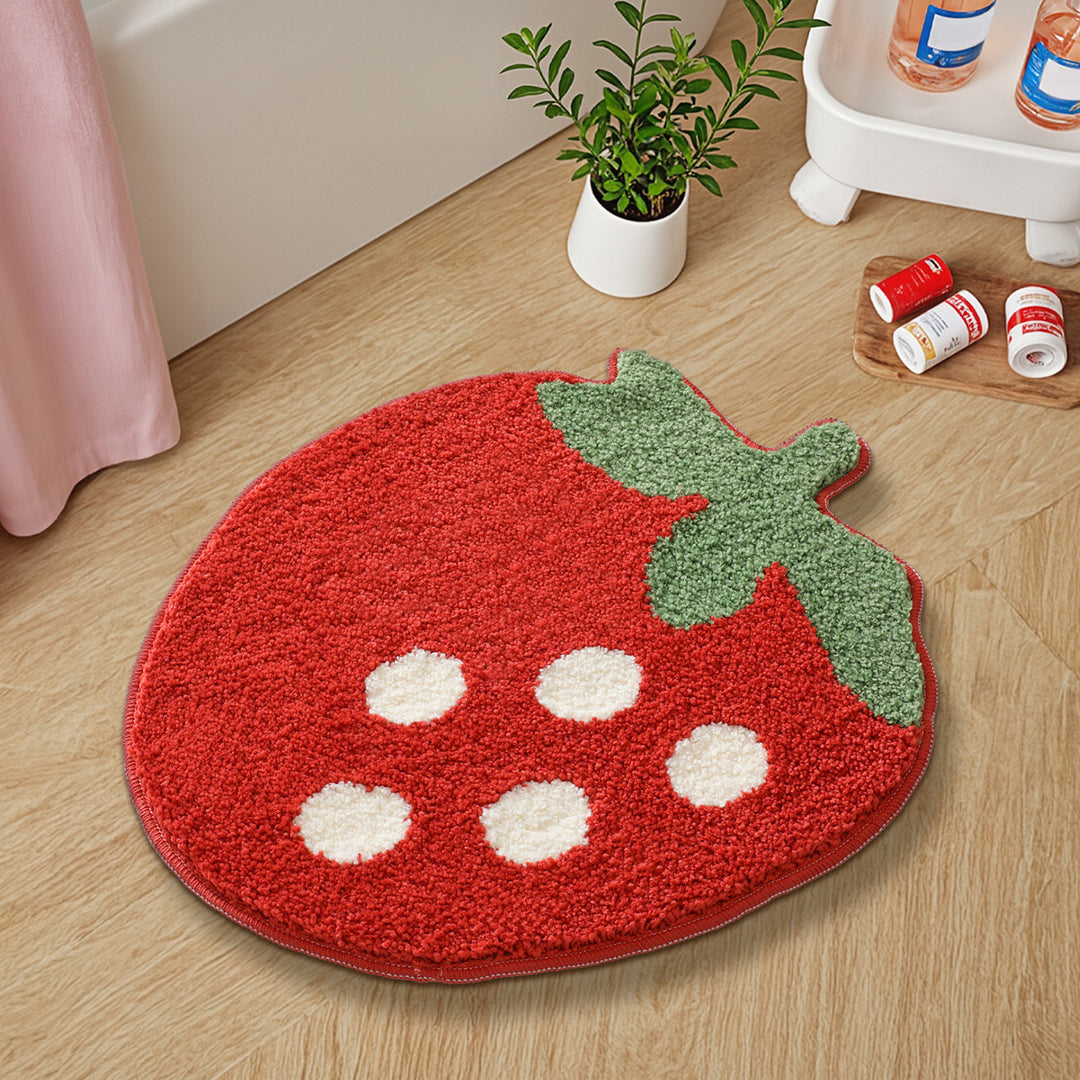 Decorative Lemon Shaped Rug for Home Decor