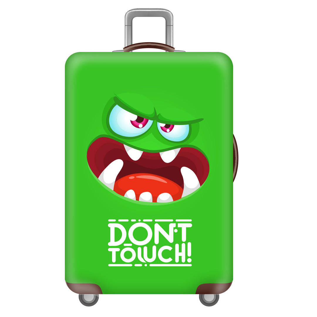 Unisex hard-shell suitcase with funny monster design Stornfield