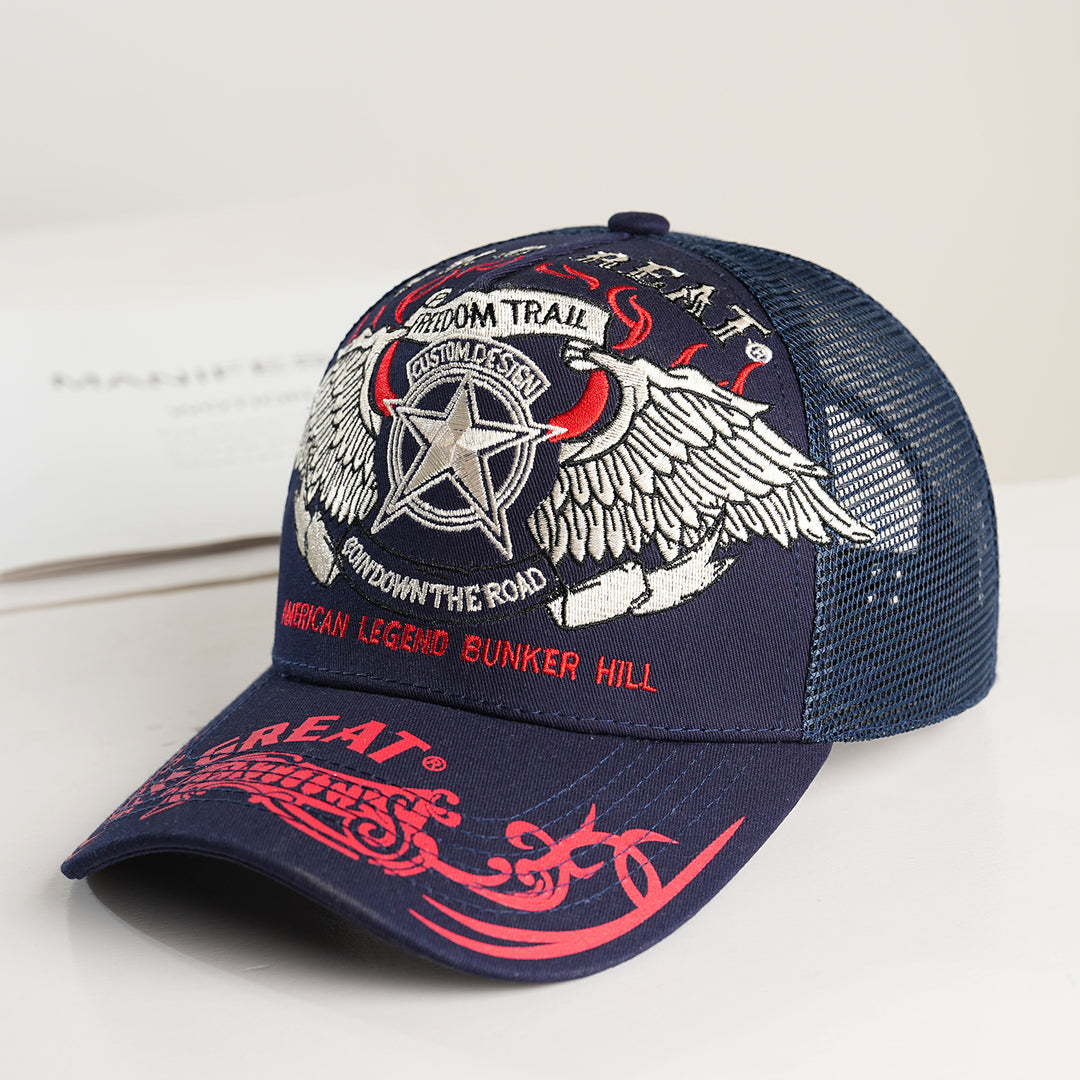 Unisex Trucker Cap with graphic design and breathable mesh Stornfield