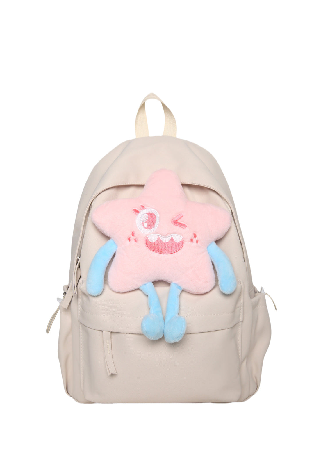 Plush backpack with playful star motif Stornfield