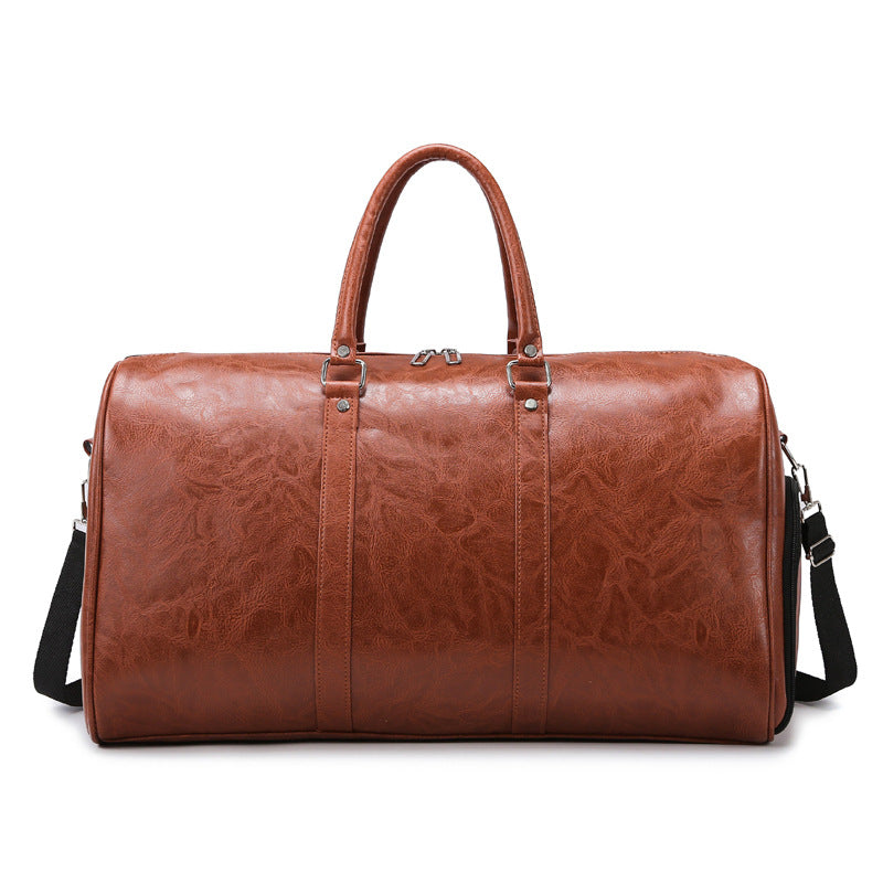 Vintage Leather Weekend Duffle Bag Stornfield