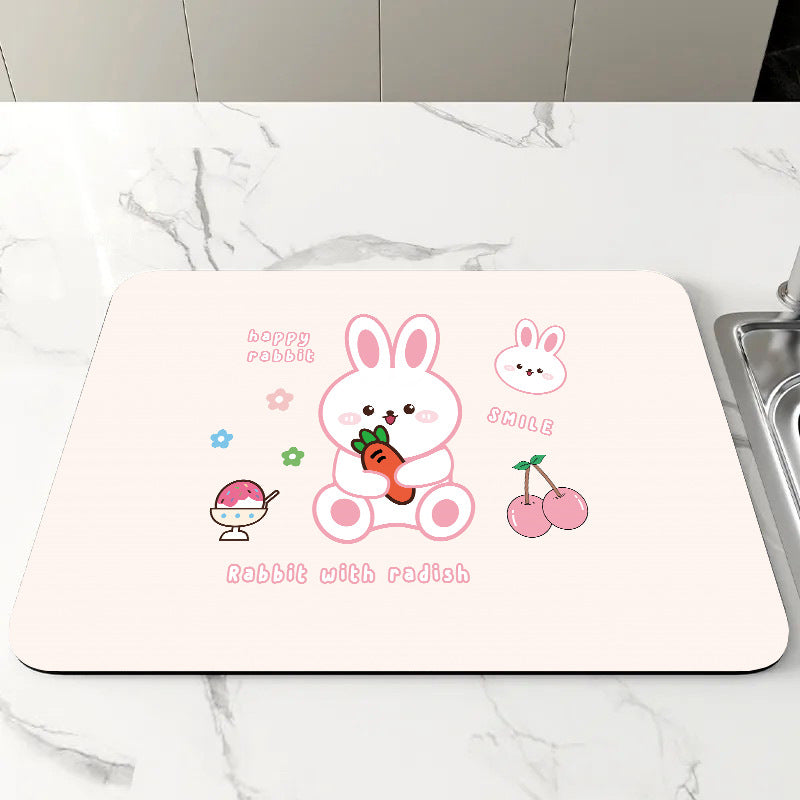 Cute Cartoon Food-Themed Kitchen Mat Stornfield