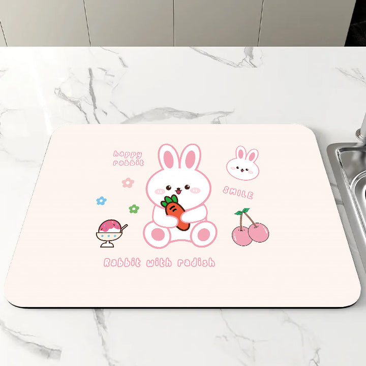 Cute Cartoon Food-Themed Kitchen Mat Stornfield