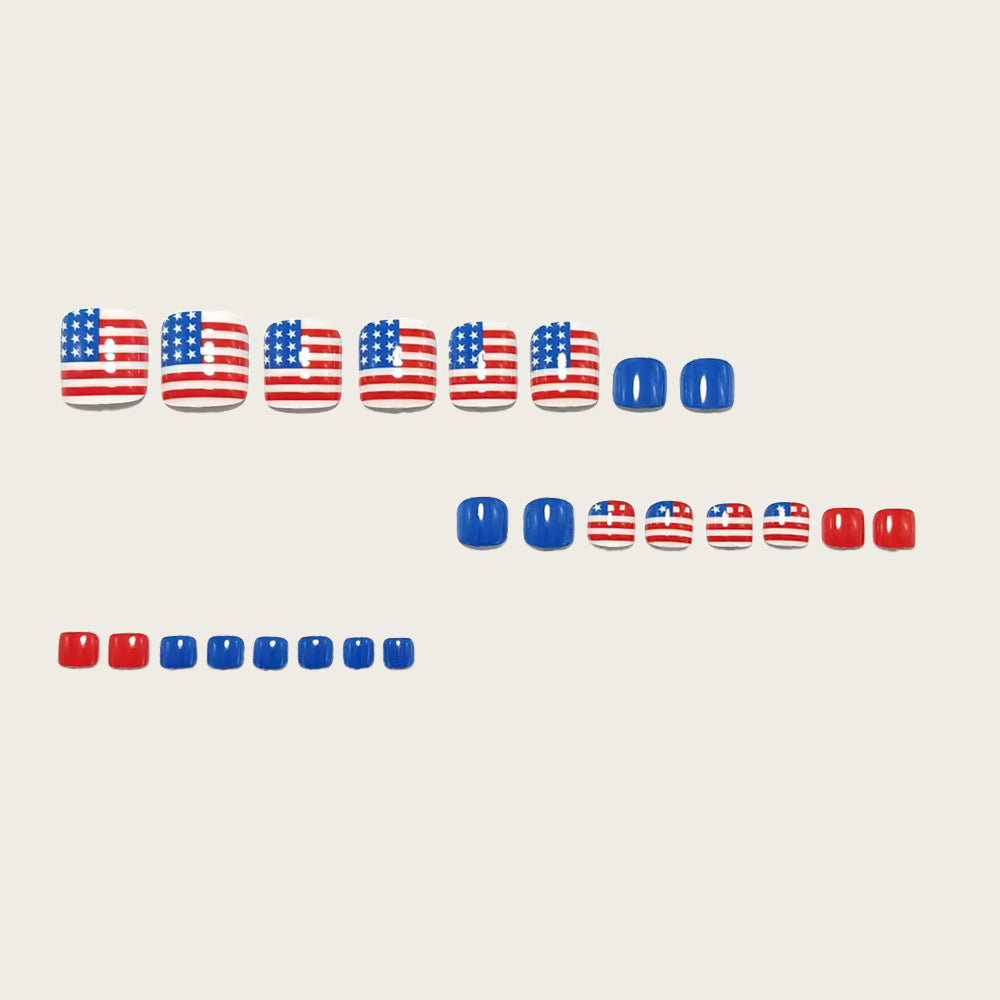 Nail art with patriotic motif Stornfield