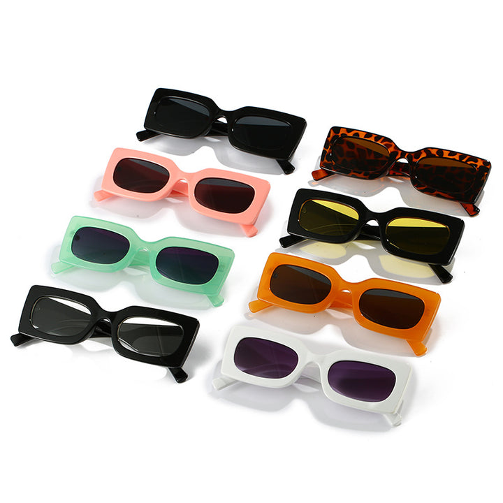 Ladies fashionable sunglasses in angular design Stornfield