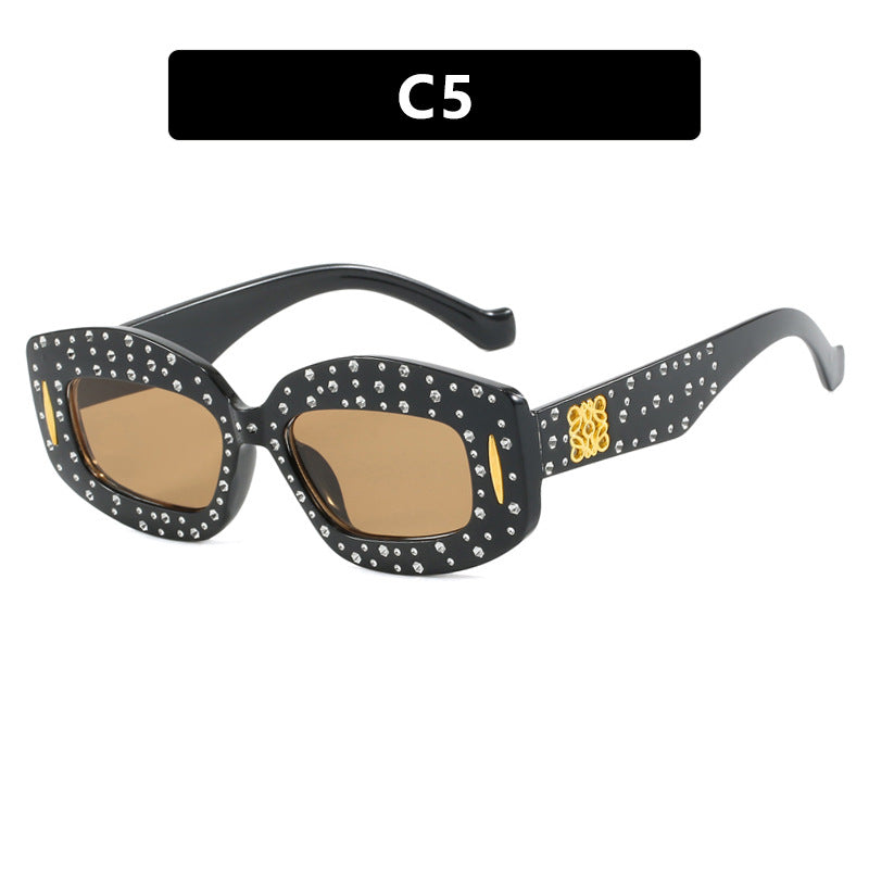Women's fashionable sunglasses with glamorous rhinestone embellishment Stornfield