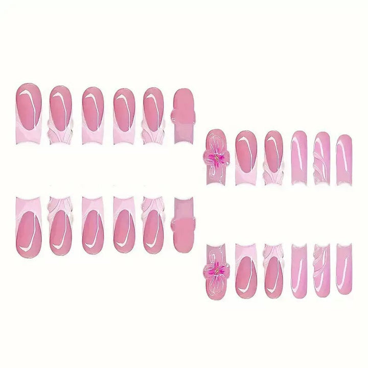 Floral Art Press-On Nail Set Stornfield
