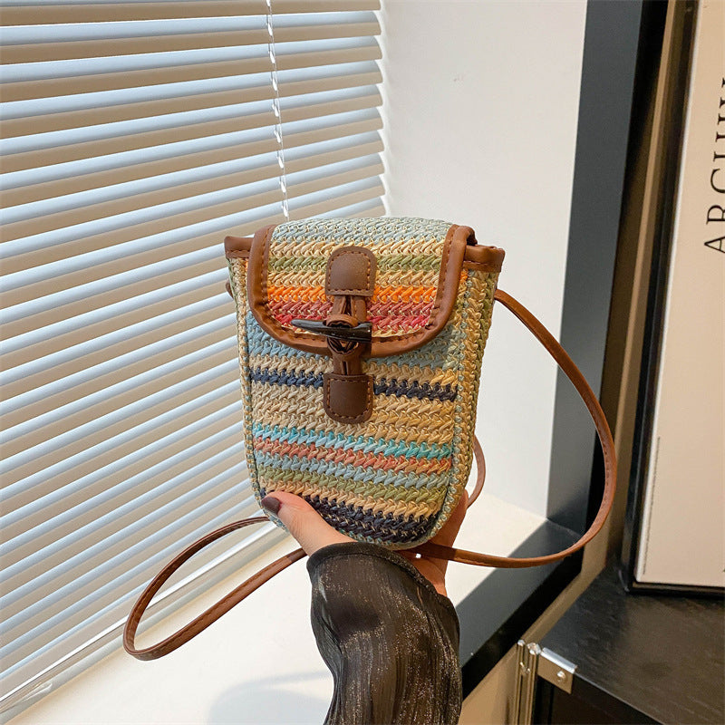 Colorful Woven Crossbody Bag Stornfield