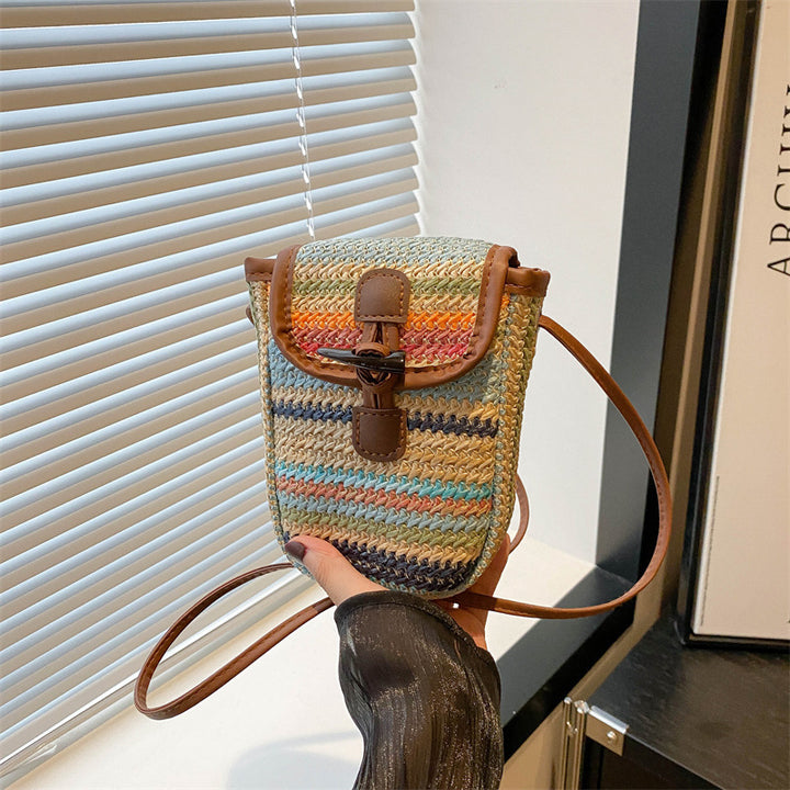 Colorful Woven Crossbody Bag Stornfield