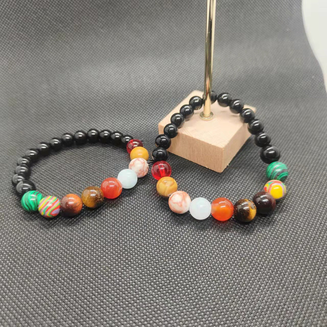 Colorful bracelet with natural stones Stornfield