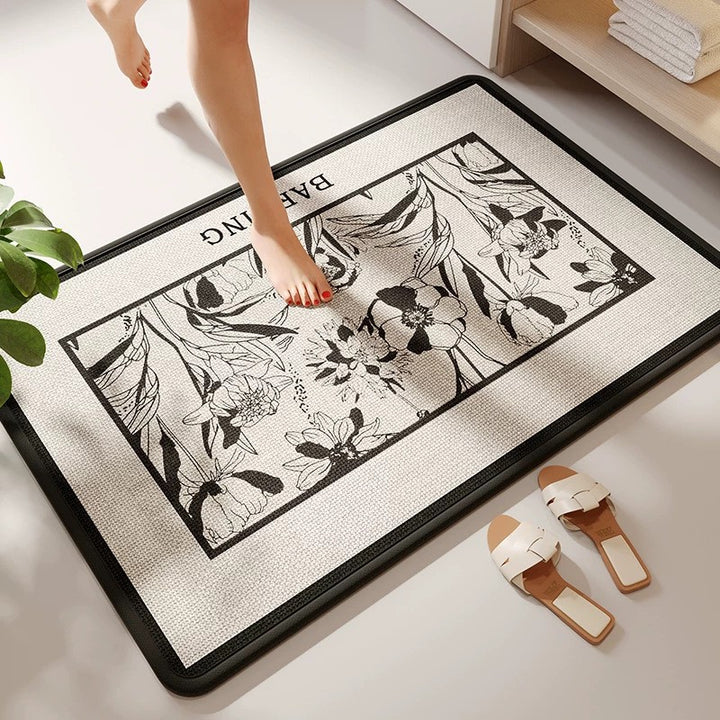 Luxurious Textured Bath Mat
