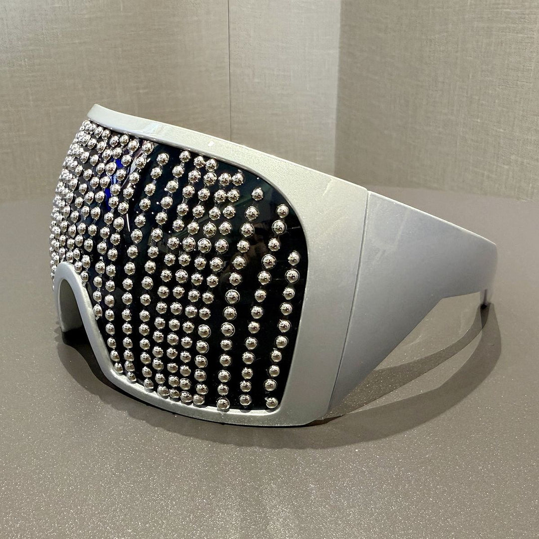 Ladies fashionable ski goggles with rhinestone-encrusted frame Stornfield