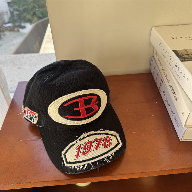 Men's Distressed Vintage Graphic Baseball Cap Stornfield