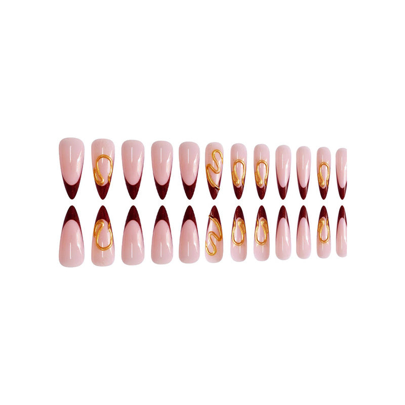 Elegant Stiletto Press-On Nail Art Stornfield