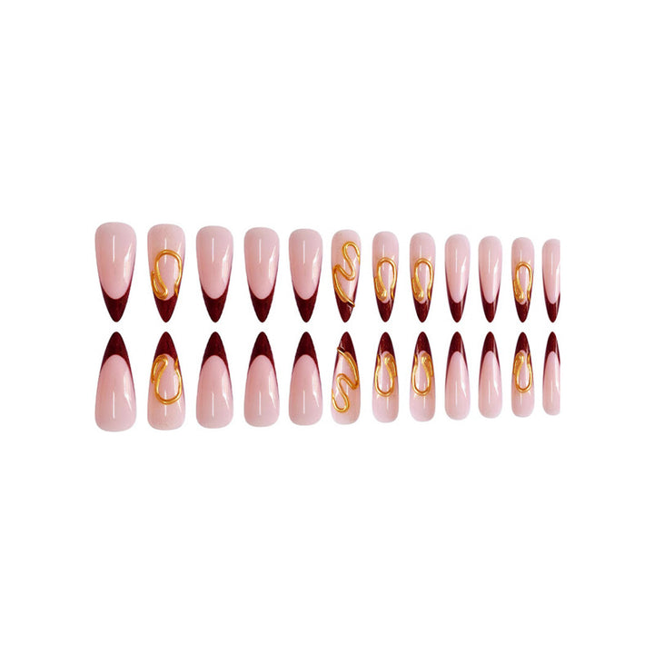 Elegant Stiletto Press-On Nail Art Stornfield