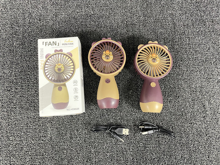 Unisex Portable Mini Hand Fan with Ergonomic Grip and USB Charging Function Stornfield