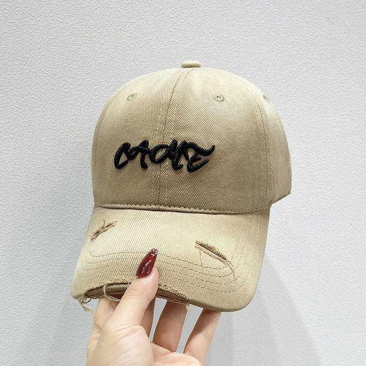 Men's Distressed Front Embroidered Baseball Cap Stornfield