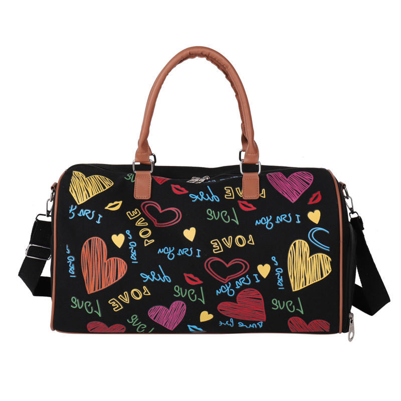 Graphic Print Travel Duffel Bag Stornfield