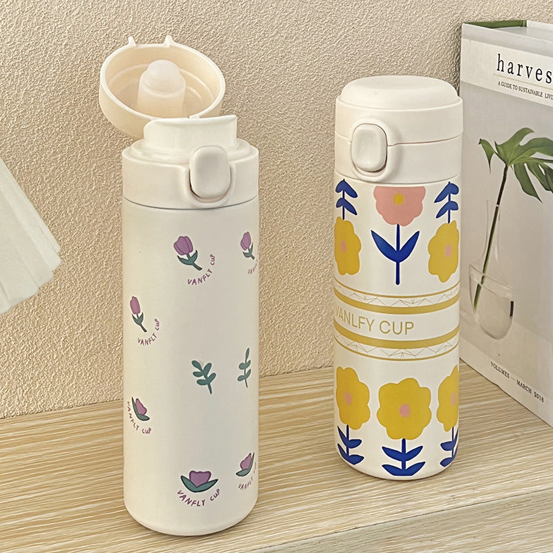 Women's Insulated Drinking Bottle with Innovative Leak Proof Stornfield
