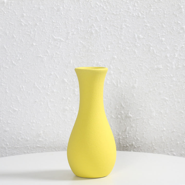 Contemporary Matte Ceramic Flower Vase Stornfeild