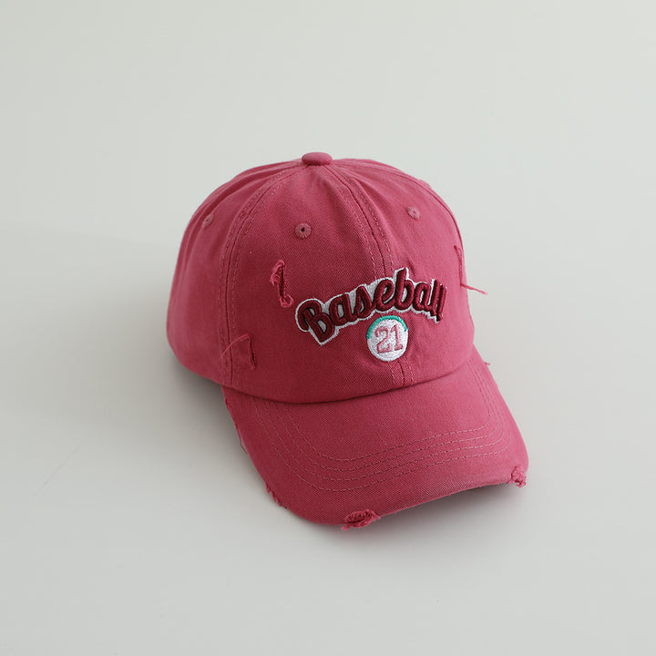 Men's Distressed Cotton Baseball Cap Stornfield