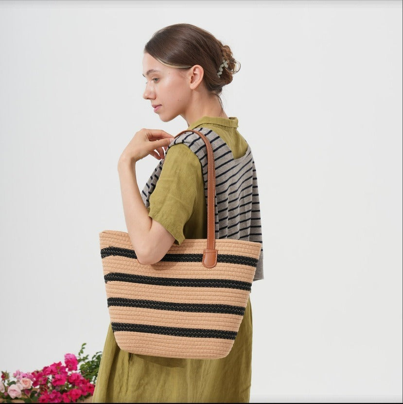 Spacious Macrame Tote Bag Stornfield