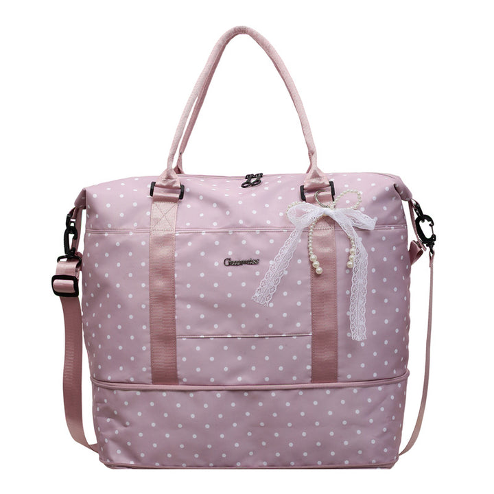 Chic Polka Dot Weekend Duffel Bag Stornfield