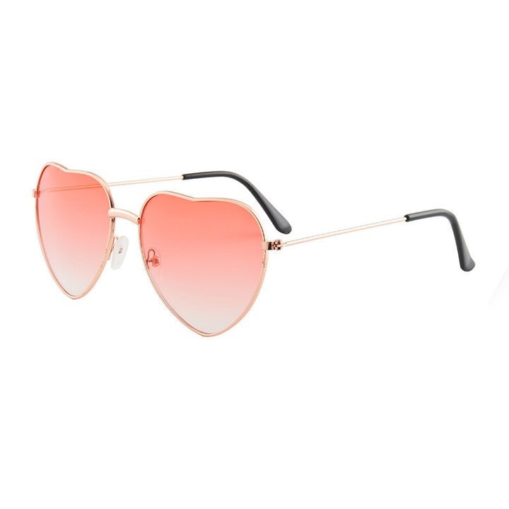 Ladies Heart-Shaped Sunglasses with UV Protection and Elegant Frame Stornfield