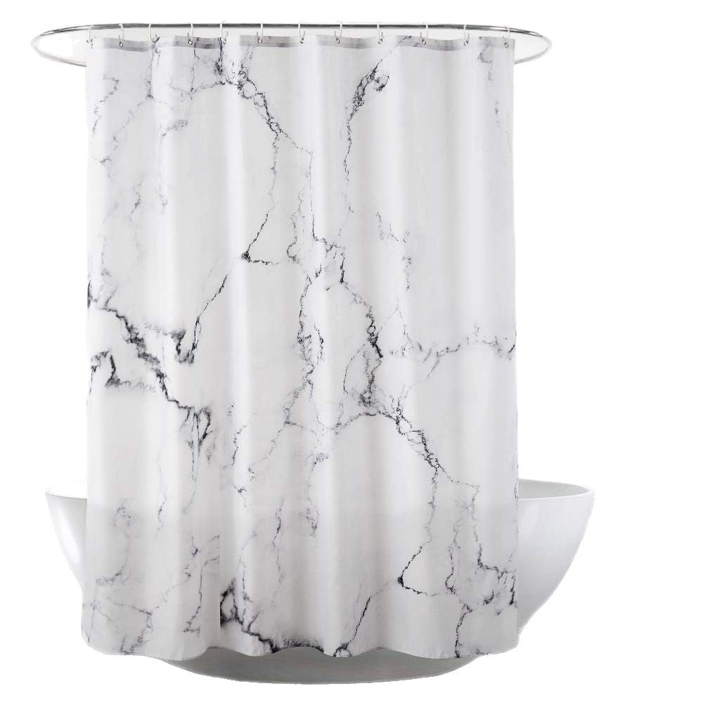 Artistic Marble Texture Shower Curtain Stornfield