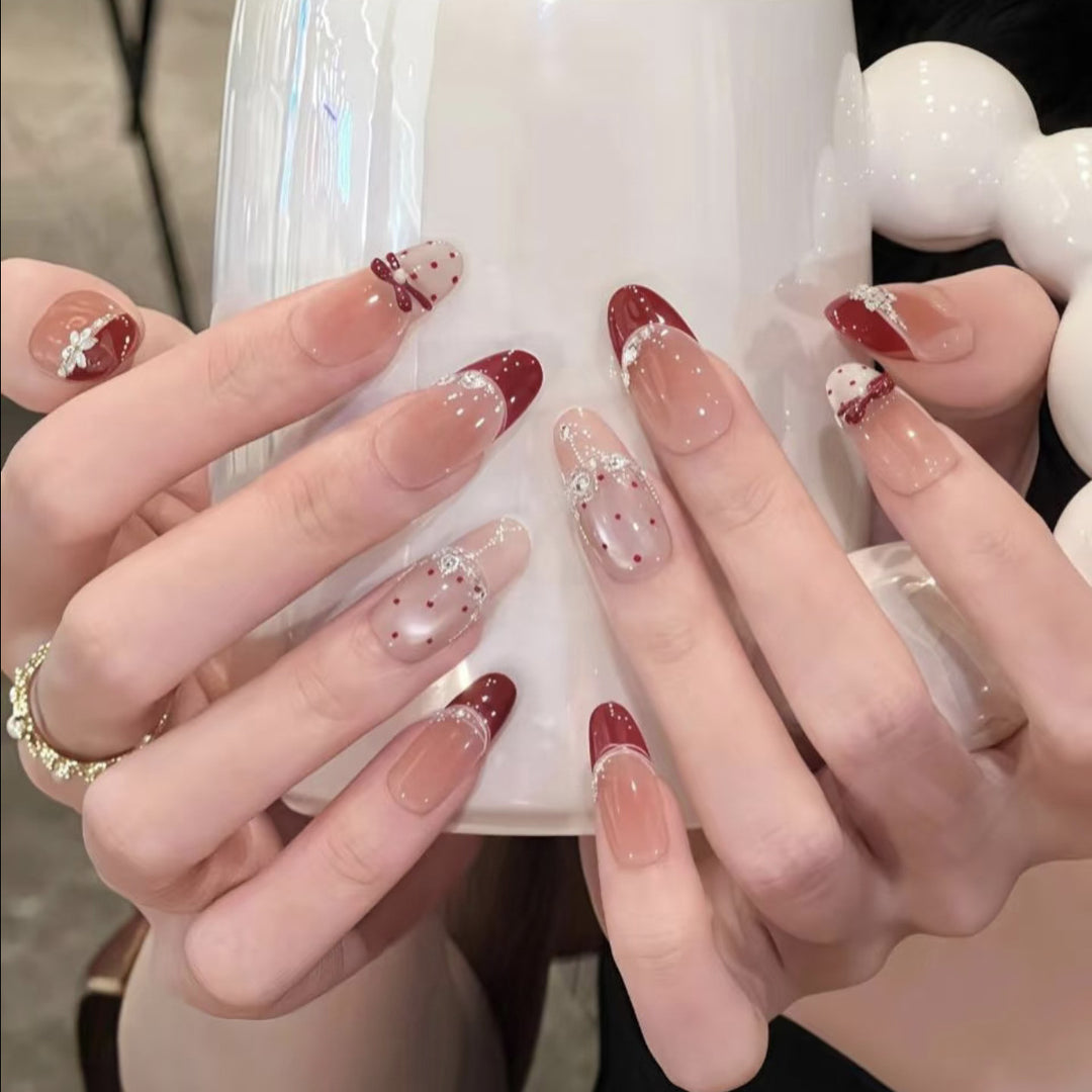 Decorative Holiday-Themed Press-On Nail Set Stornfield