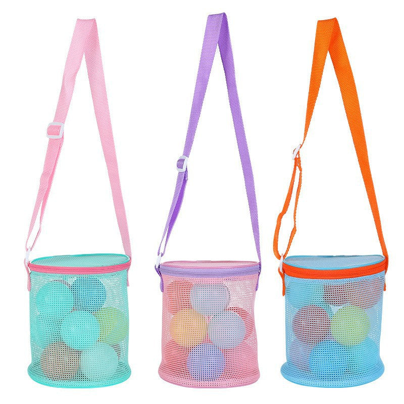 Versatile Beach Bag In Airy Mesh Design Stornfield
